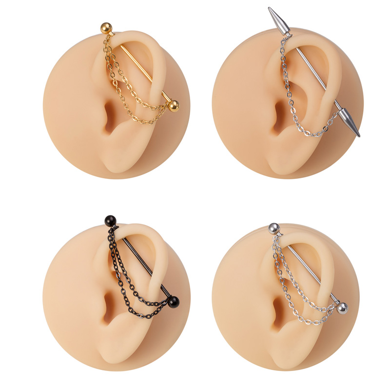 Body Jewelry Implants - 1szt Przemysłowa sztanga do przekłuwania z