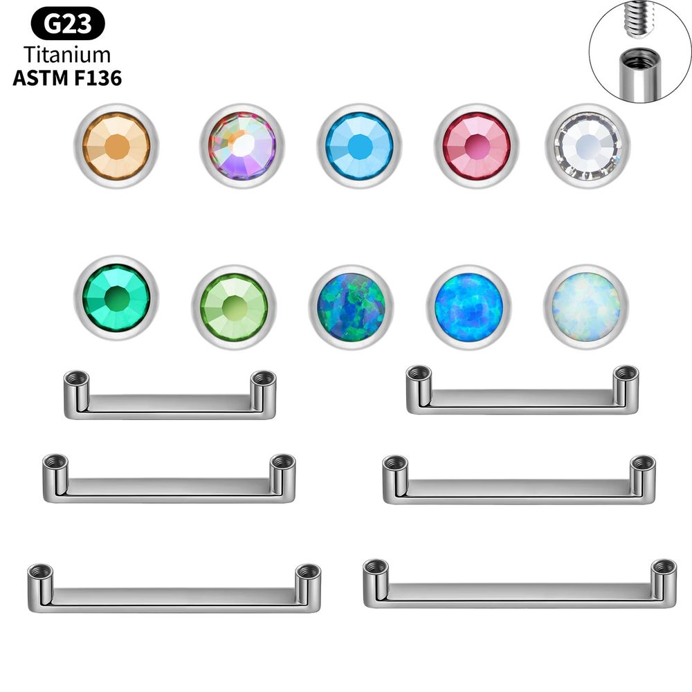 Body Jewelry Implants - ASTM F136 Tytanowy Pierścień do Piercingu