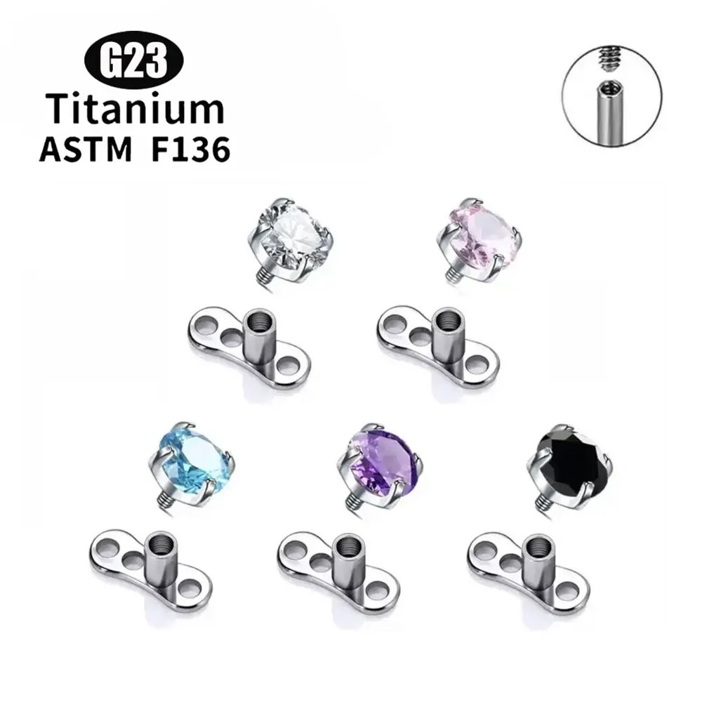 Body Jewelry Implants - Implant skórzany ze stopu tytanu G23,