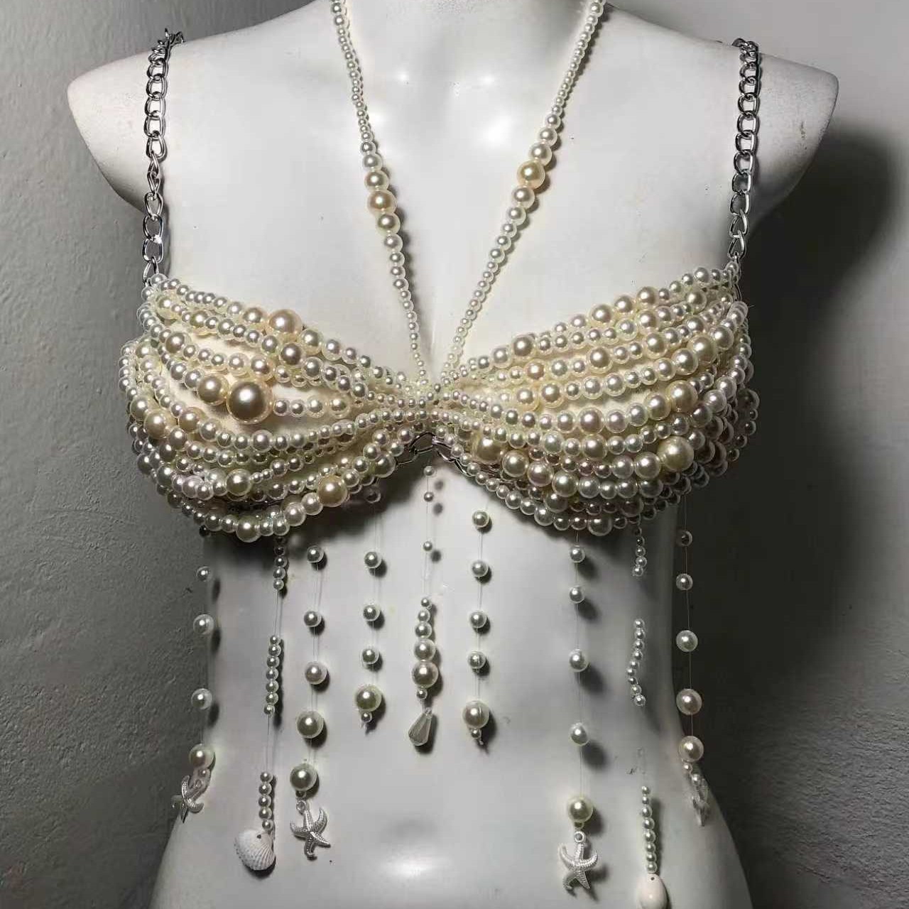 Body Jewelry Vest - Letnie damskie topy typu corset z