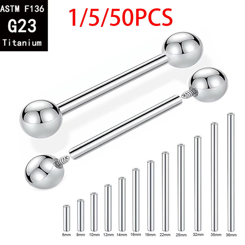 Body Jewelry Implants - 1/5/50 SZT. Tytan ASTM F136 Klasy