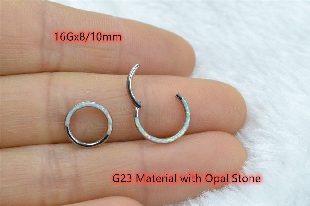 10 sztuk/partia G23 tytanowy o – Clicker Ring Seamless recenzja i cena