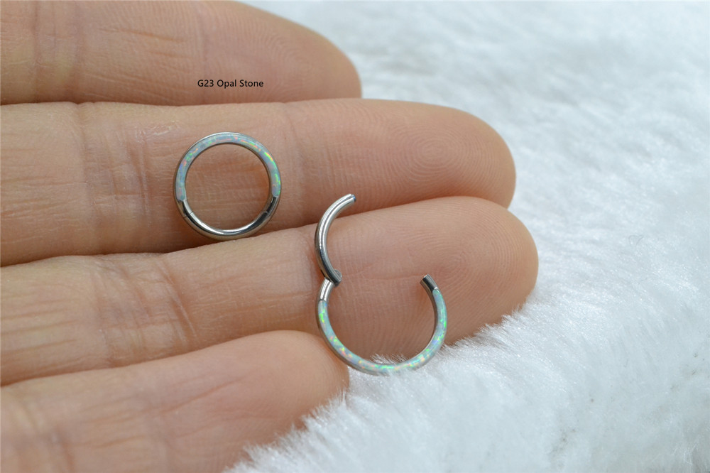 10 sztuk/partia G23 tytanowy o – Clicker Ring Seamless recenzja i cena