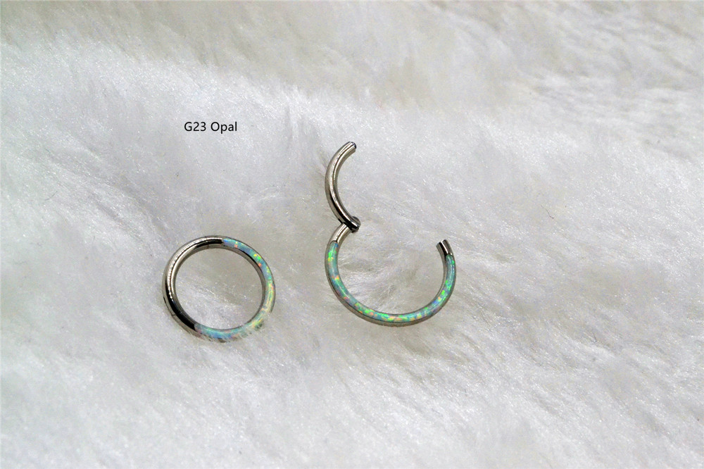 10 sztuk/partia G23 tytanowy o – Clicker Ring Seamless recenzja i cena