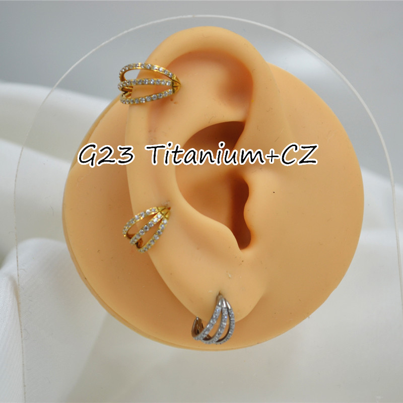 10 szt. 16G CZ G23 Tytanowe Be – Clicker Ring Seamless recenzja i cena