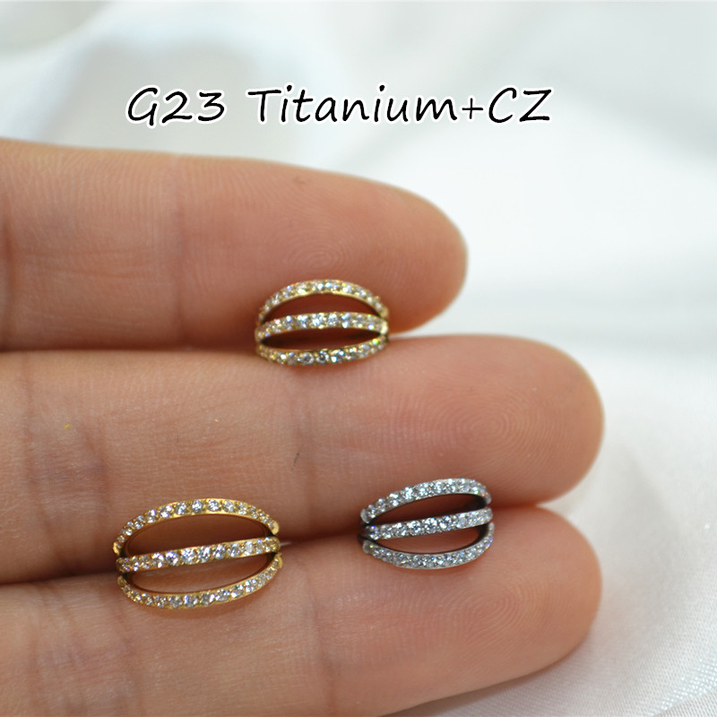 10 szt. 16G CZ G23 Tytanowe Be – Clicker Ring Seamless recenzja i cena