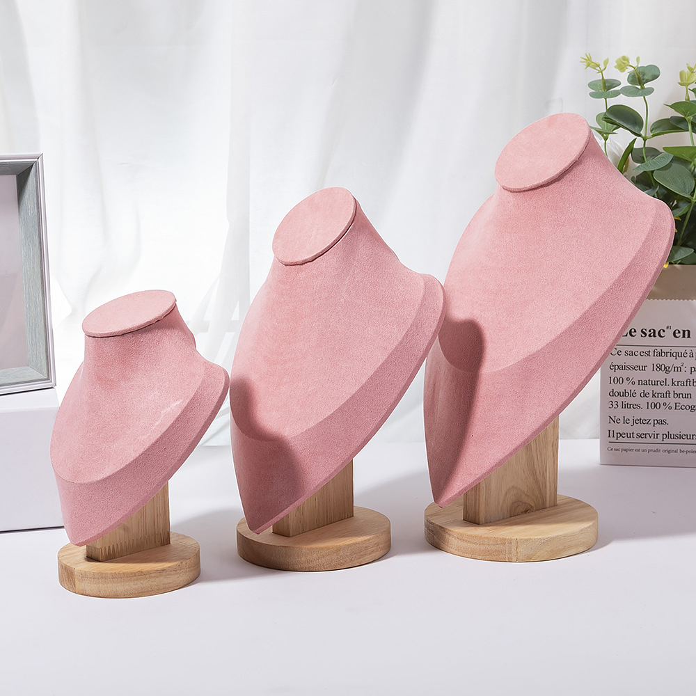 1szt Drewniany manekin Popiers – Body Jewelry Display Ideas recenzja i cena