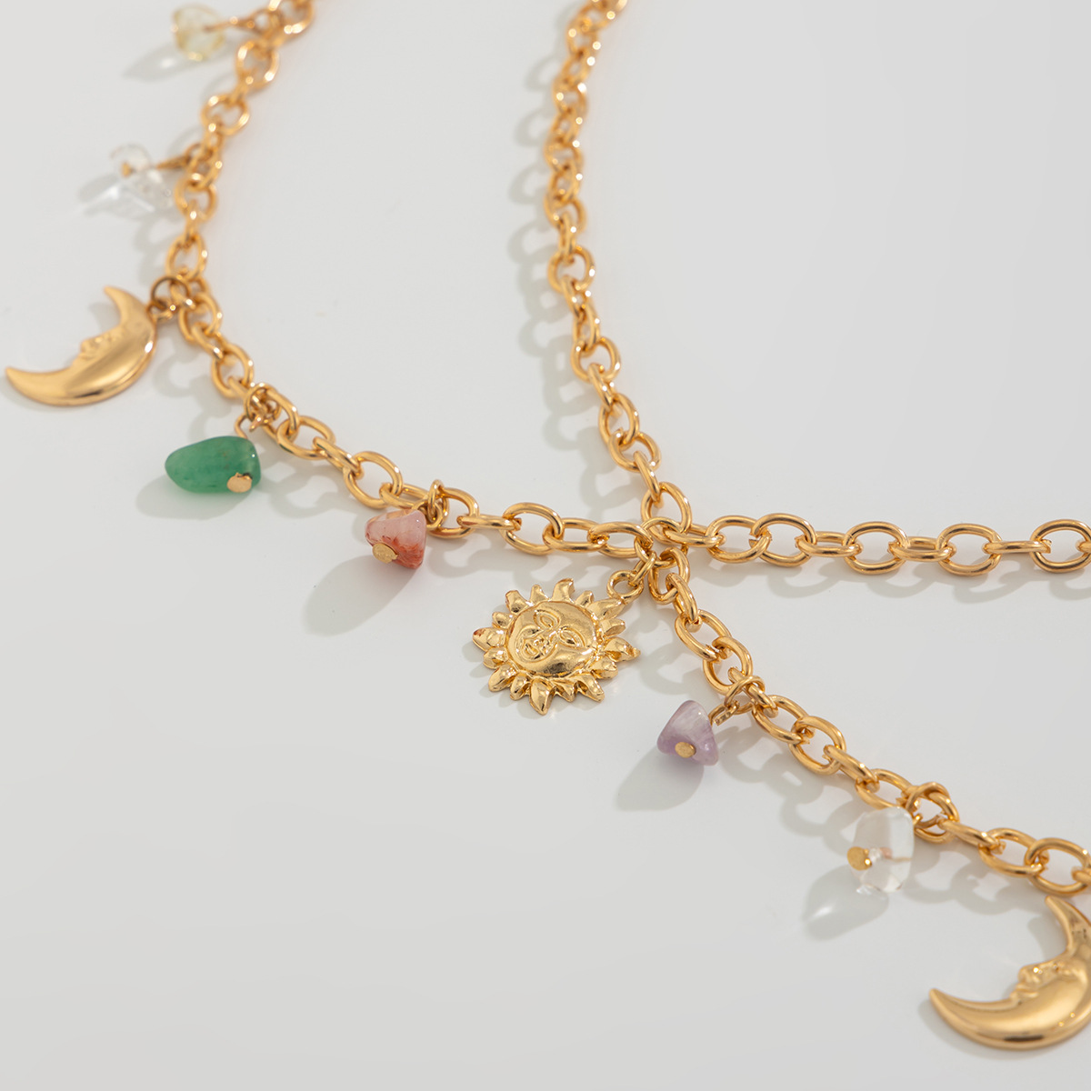 Boho gwiazda księżyc słońce wi – Body Jewelry Chains recenzja i cena