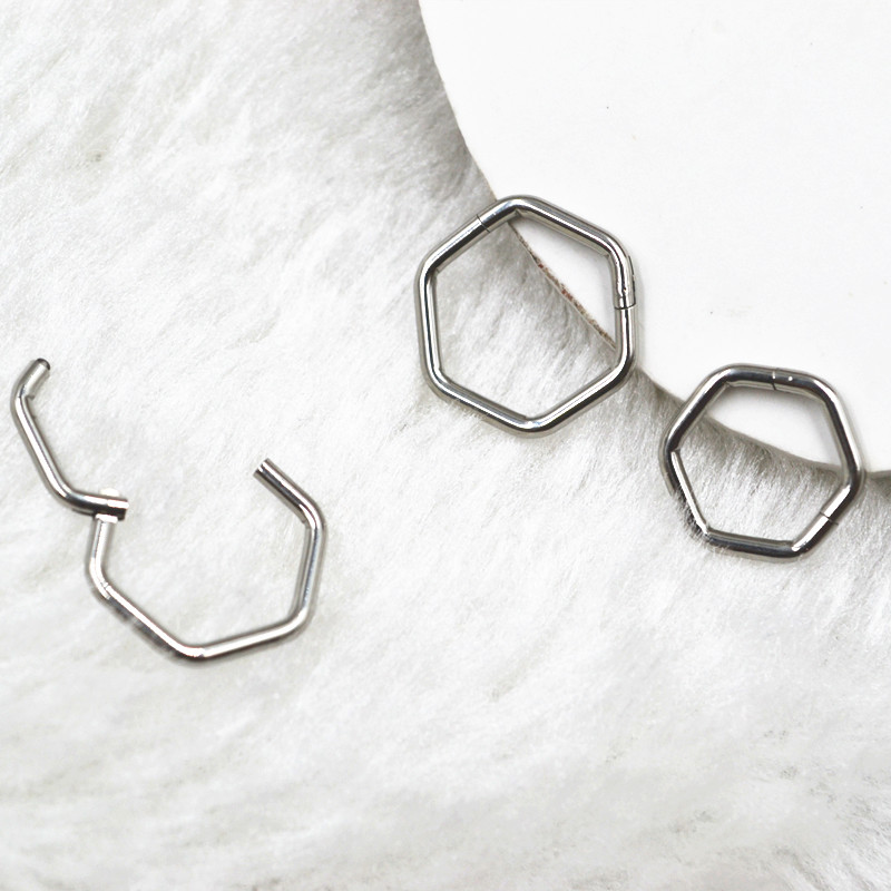 50 sztuk/partia stal chirurgic – Clicker Ring Seamless recenzja i cena