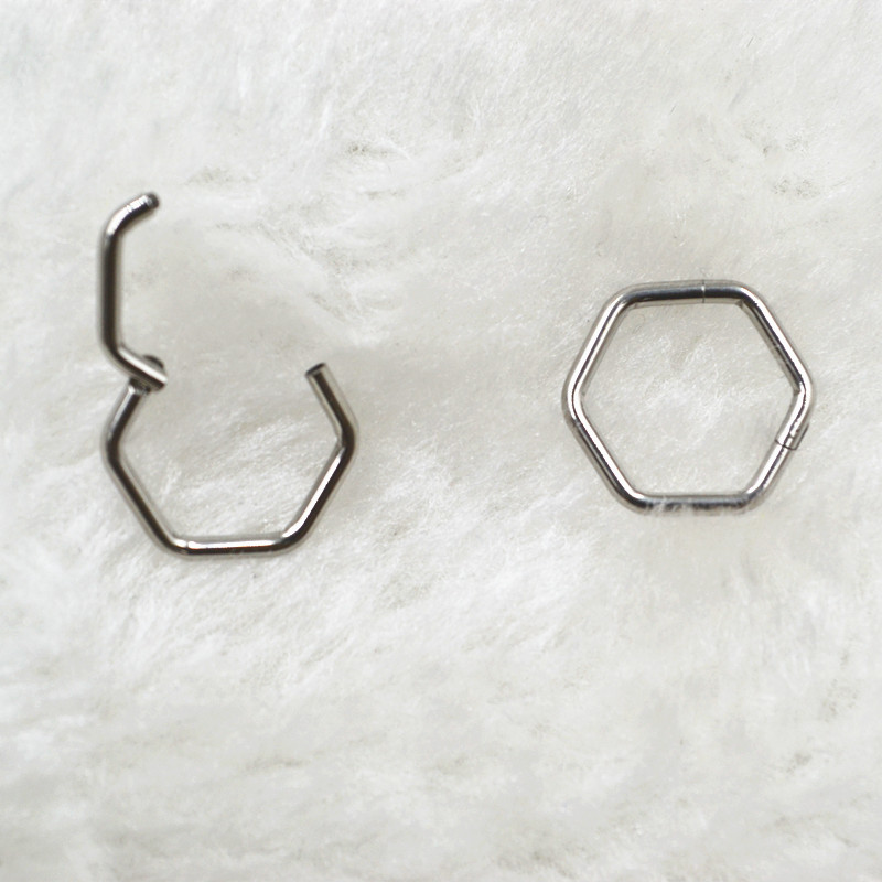 50 sztuk/partia stal chirurgic – Clicker Ring Seamless recenzja i cena
