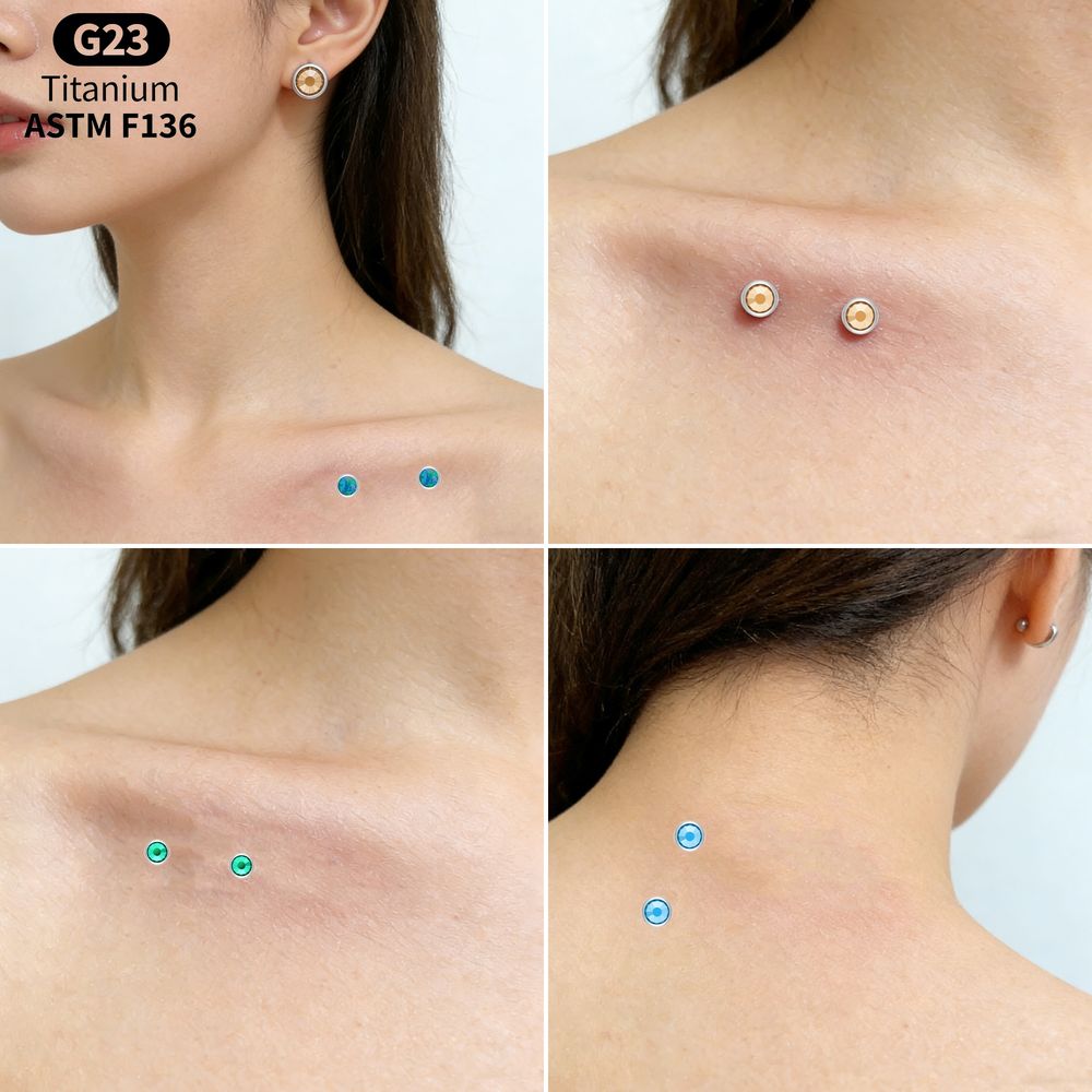 ASTM F136 Tytanowy Pierścień d – Body Jewelry Implants recenzja i cena