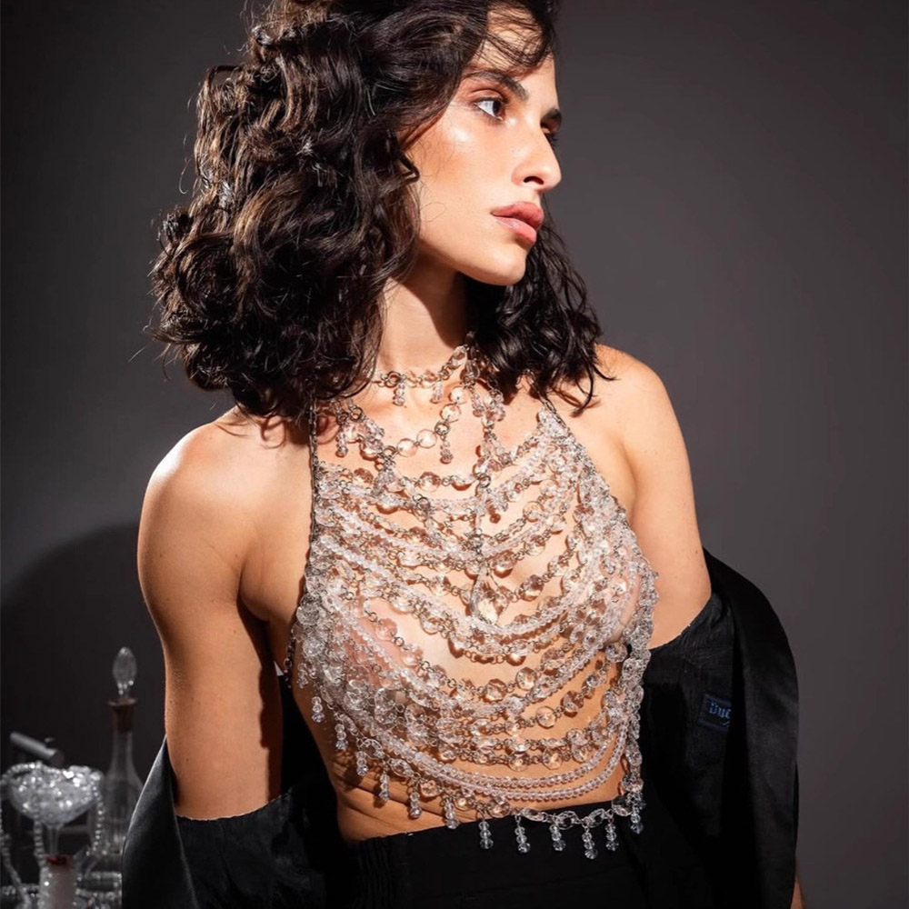 Ręcznie Robiona Kamizelka z Ko – Body Jewelry Vest recenzja i cena
