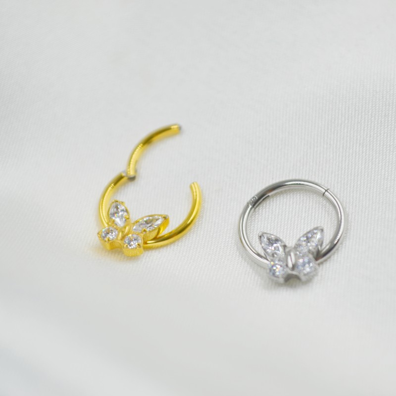 20 sztuk/partia stal chirurgic – Clicker Ring Seamless recenzja i cena
