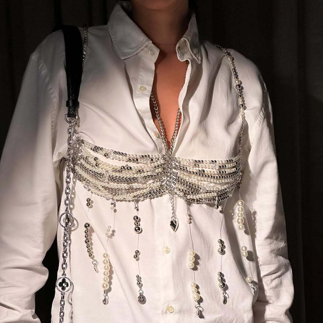 2025 Luksusowy design Kamizelk – Body Jewelry Vest recenzja i cena