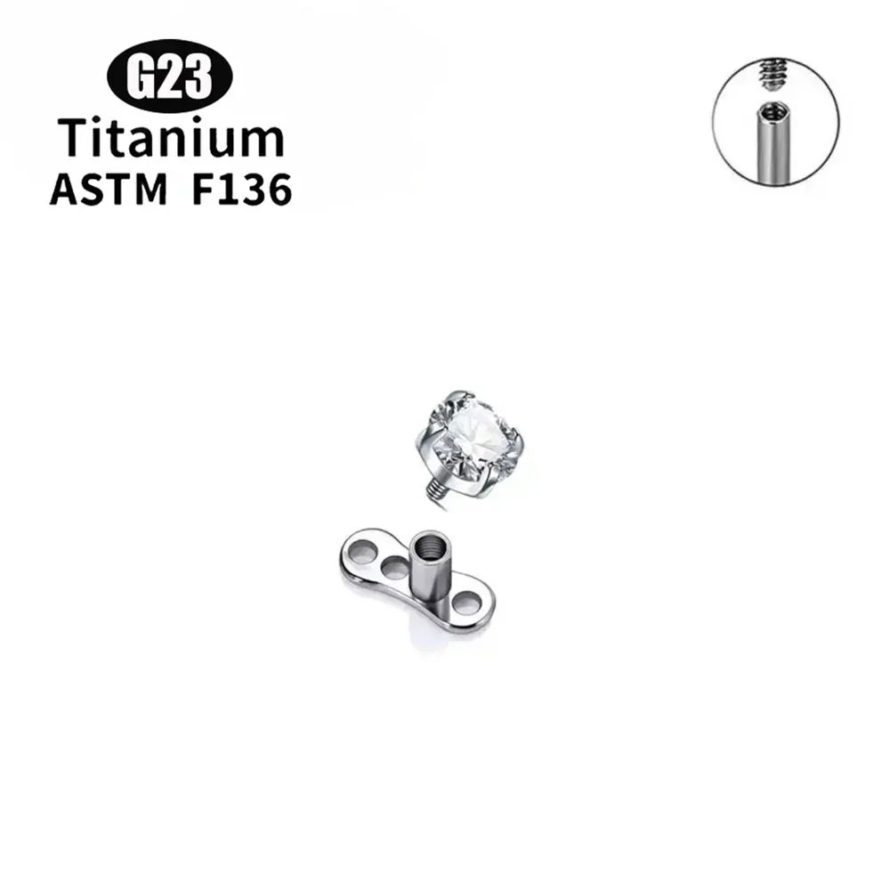 Implant skórzany ze stopu tyta – Body Jewelry Implants recenzja i cena