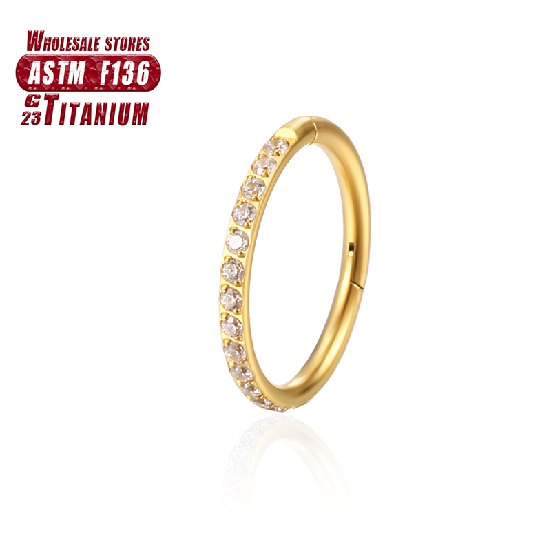 F136 tytanowy kolczyk w nosie  – Clicker Ring Seamless recenzja i cena