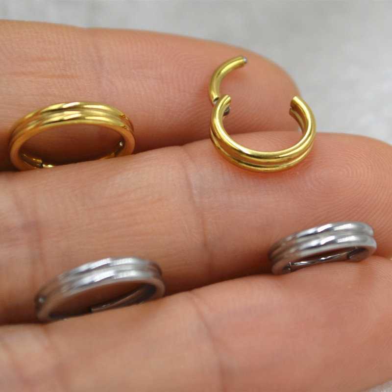 20 szt. kolczyków ze stali nie – Clicker Ring Seamless recenzja i cena