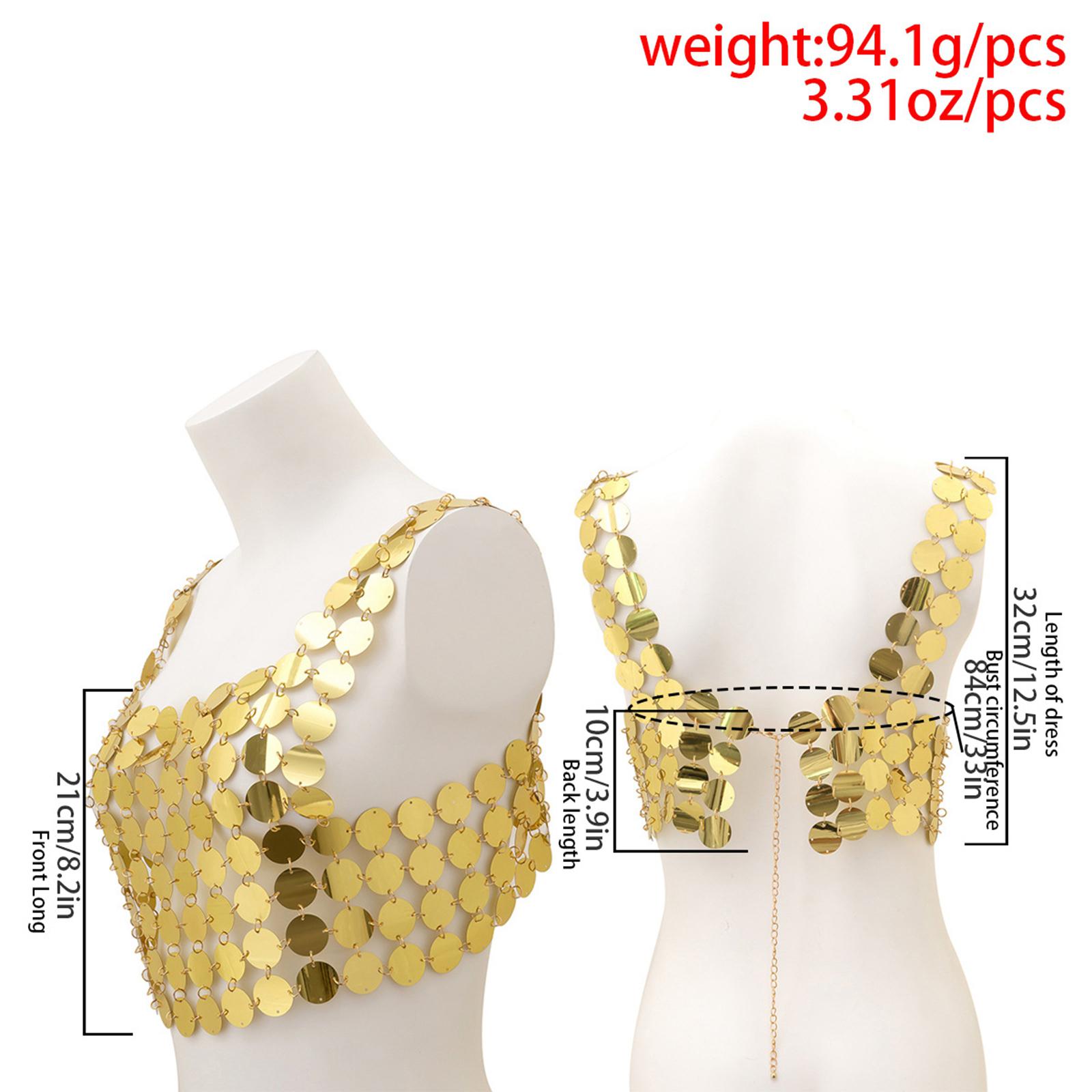 Kamizelki z cekinami, błyszczą – Body Jewelry Vest recenzja i cena