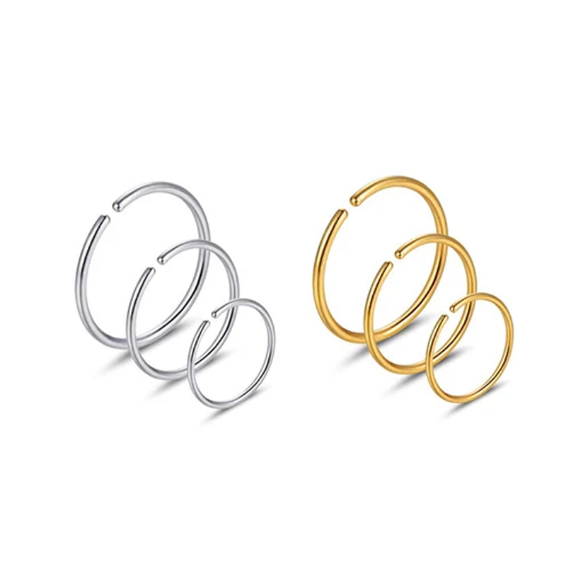 6 sztuk/partia Hipoalergiczne  – Helix Cartilage Ring recenzja i cena