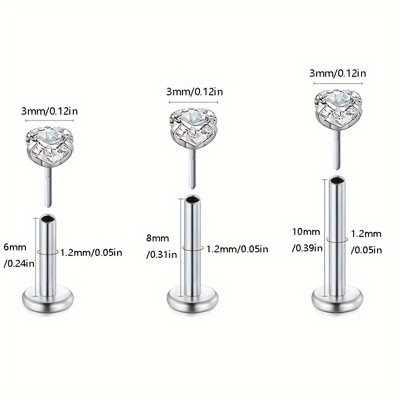6 szt. kolczyków bezgwintowych – Helix Cartilage Ring recenzja i cena