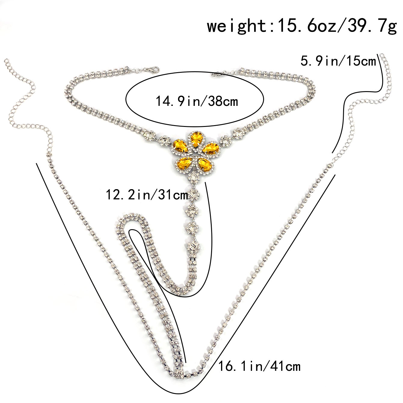 1 szt. Seksowny zestaw stringó – Body Jewelry Chains recenzja i cena
