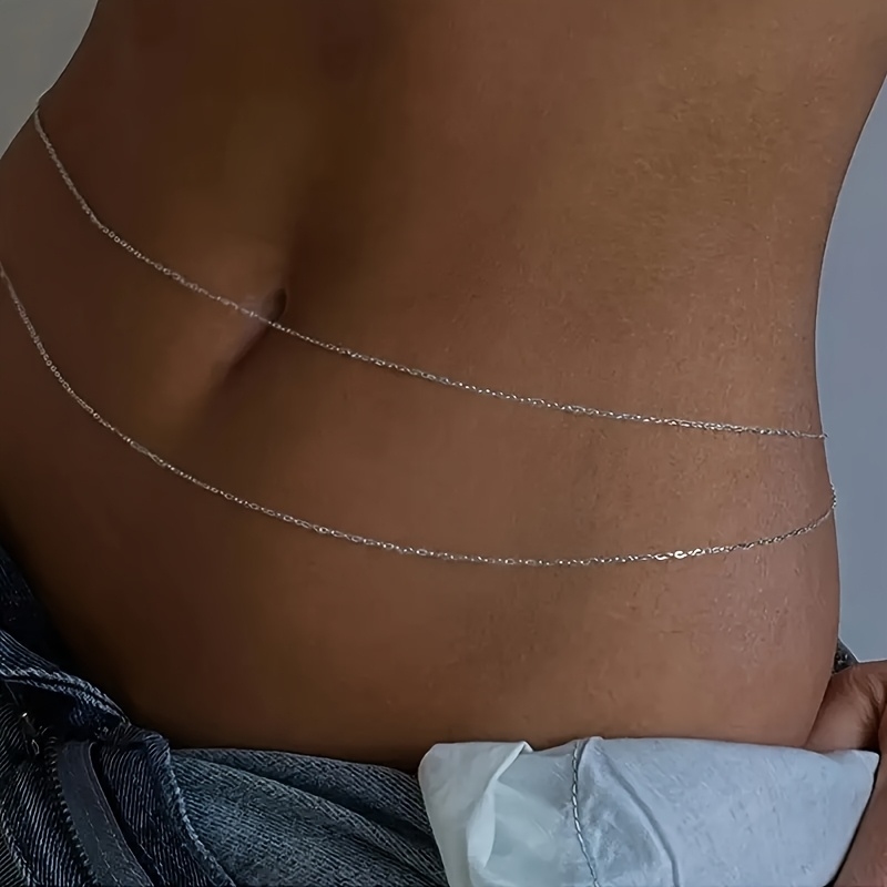 Dwustronny złoty metalowy łańc – Body Jewelry Chains recenzja i cena