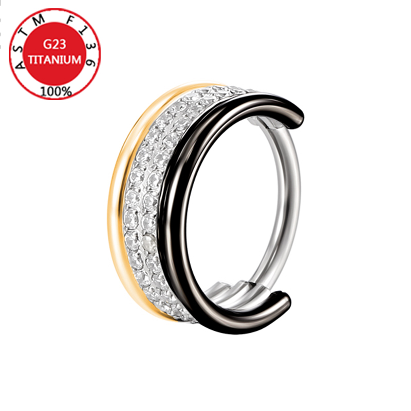 G23 tytanowy kolczyk w nosie k – Clicker Ring Seamless recenzja i cena