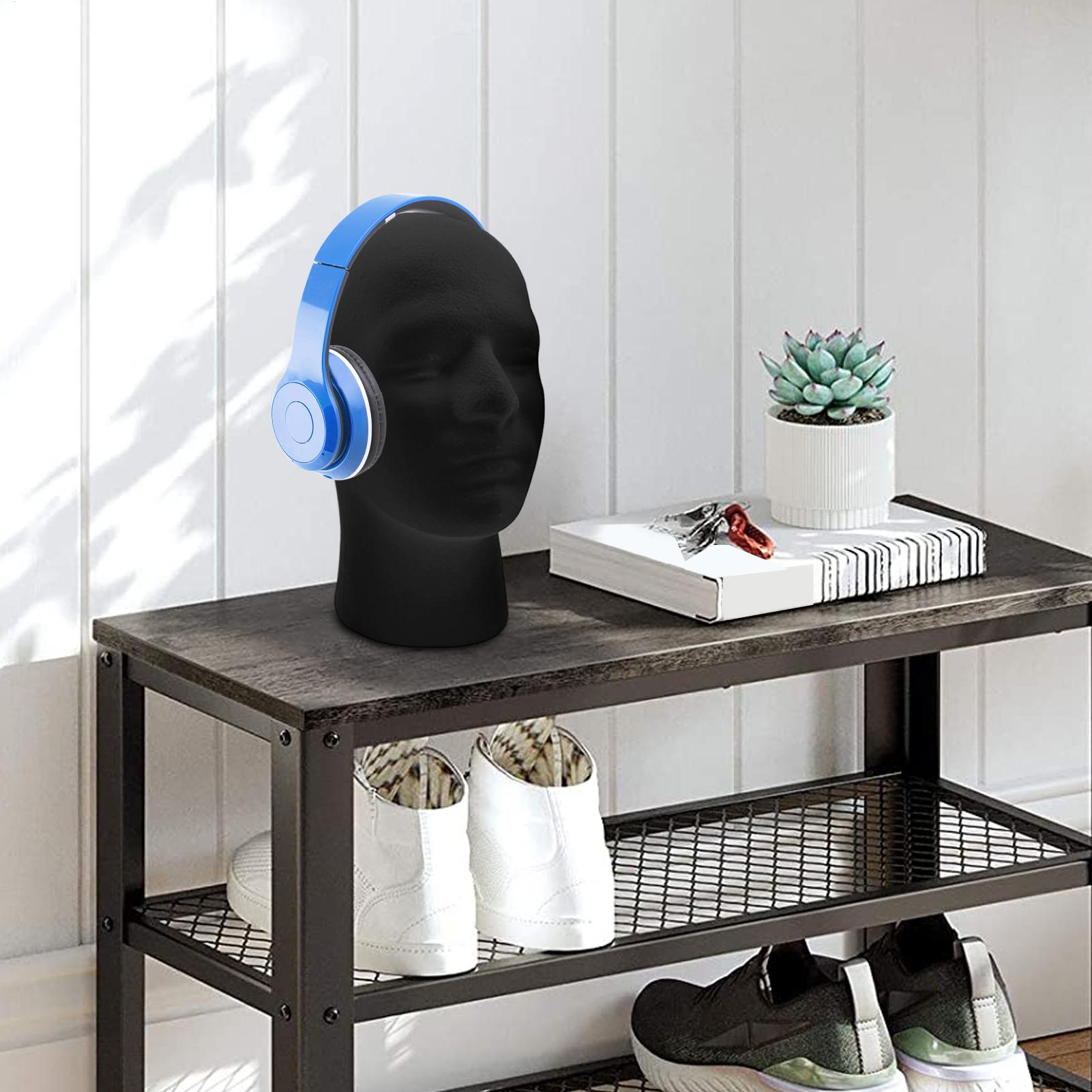 Czarna głowa manekina z pianki – Body Jewelry Display Ideas recenzja i cena