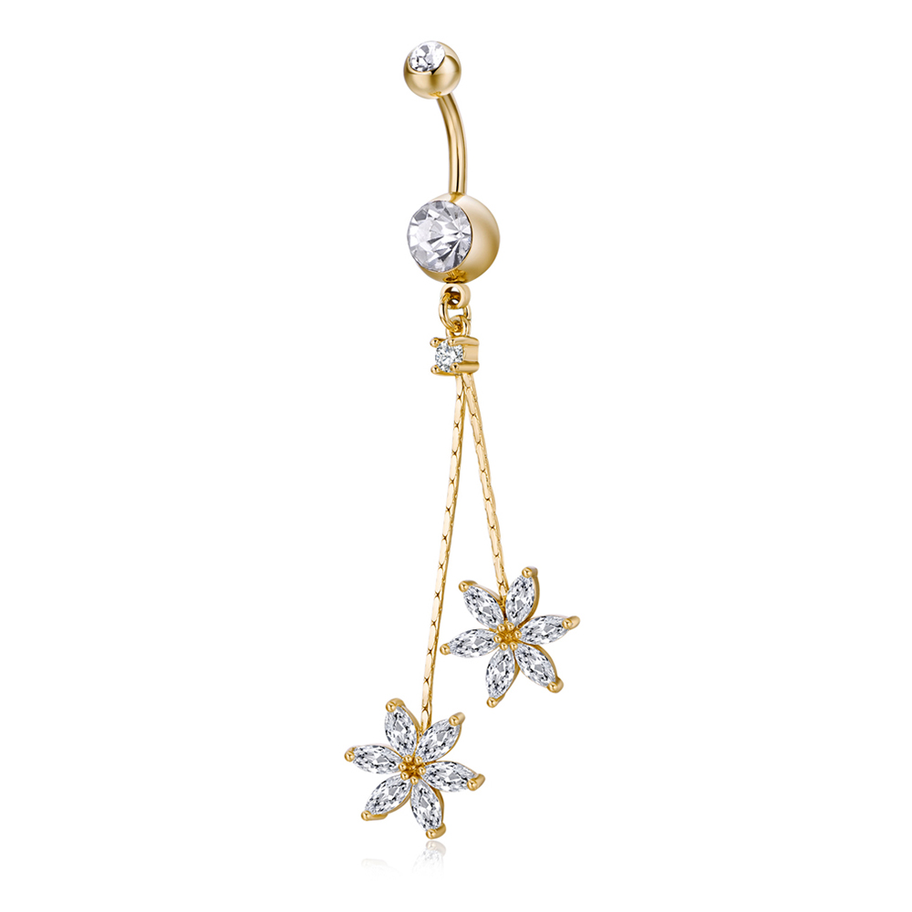 Kuniu 1pc modna wisiorek kwiat – Body Jewelry Implants recenzja i cena